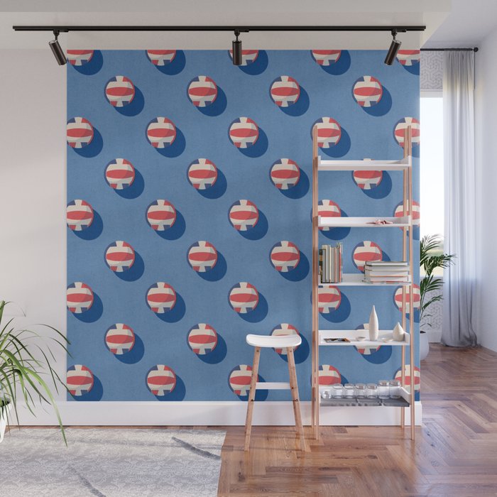 BALLS Volleyball - pattern Wall Mural Gallery Image 1