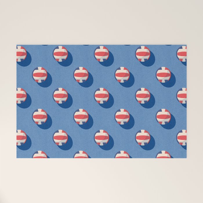 BALLS Volleyball - pattern Welcome Mat Gallery Image 1