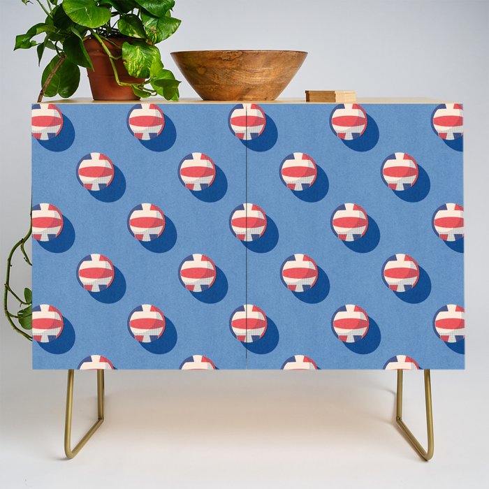 BALLS Volleyball - pattern Credenza Gallery Image 1