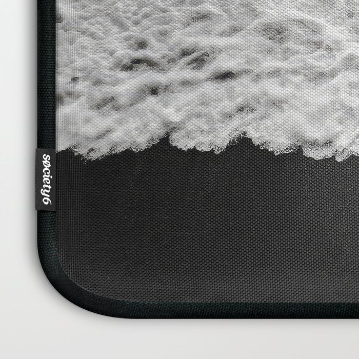 Surfer and Shore - Aerial Ocean Fine Art Print Laptop Sleeve Gallery Image 3