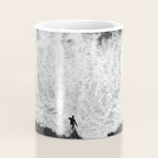 Surfer and Shore - Aerial Ocean Fine Art Print Coffee Mug Gallery Image 4