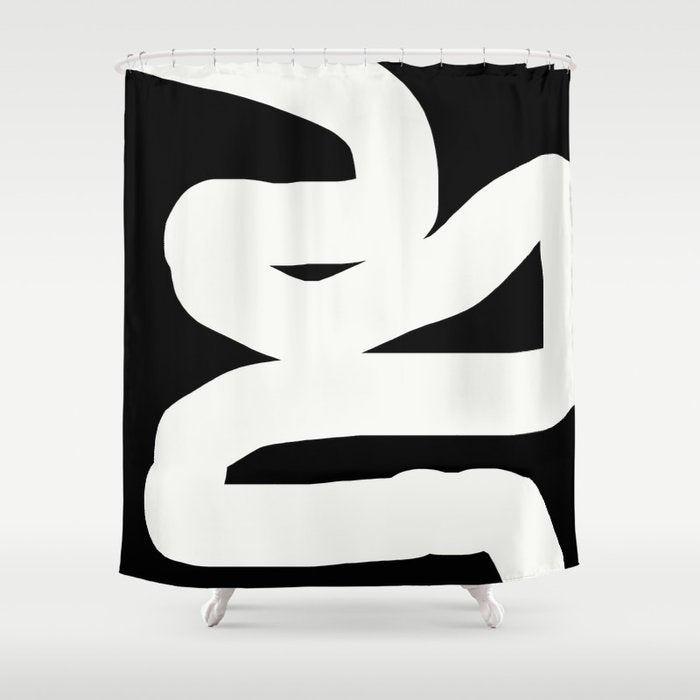 Untied Shower Curtain Gallery Image 1