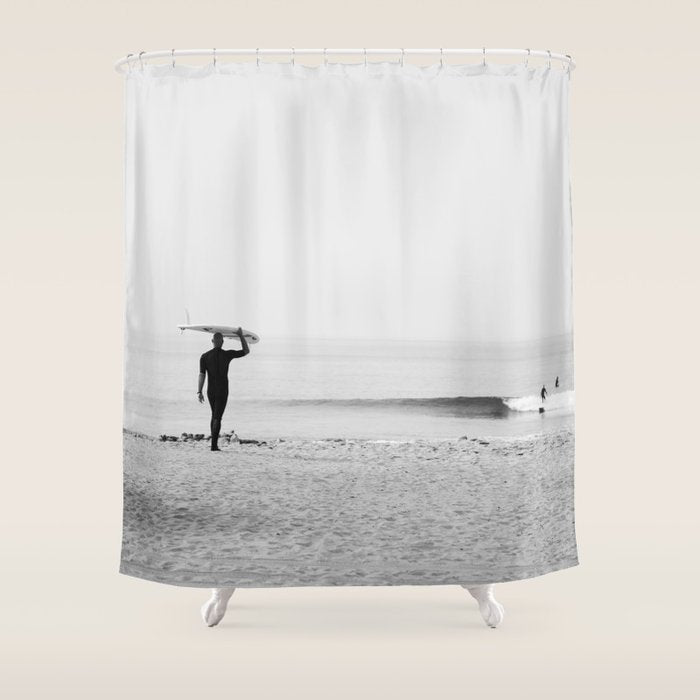 Surf Malibu Shower Curtain Gallery Image 1