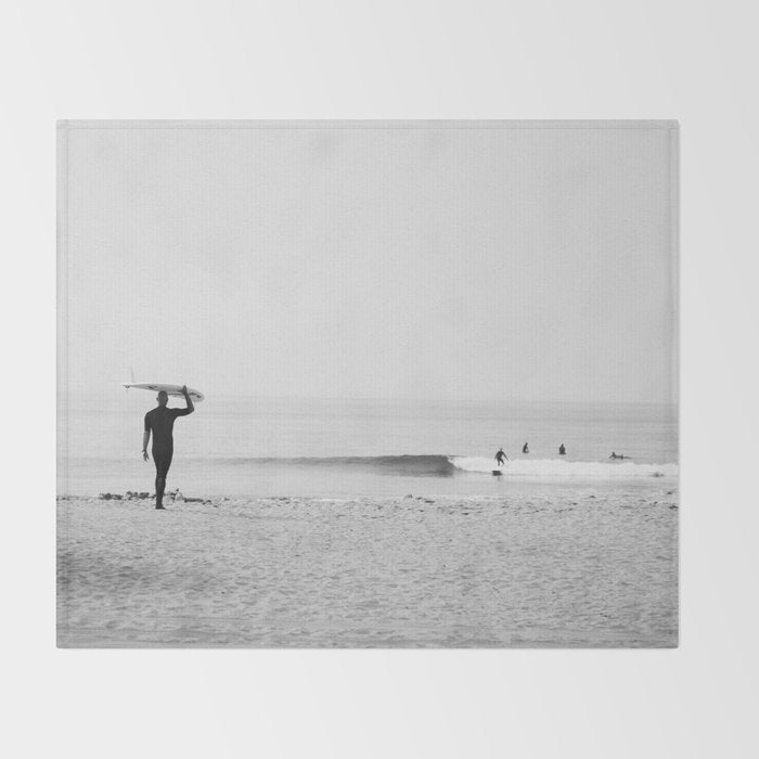 Surf Malibu Throw Blanket Gallery Image 2