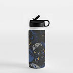 Night sky of stars abstract D Water Bottle Gallery Image 1