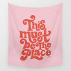 This Must Be The Place (Pink/Red Palette) Wall Tapestry Gallery Image 4