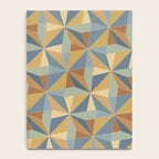 Kaleidoscope Tile Pattern III Warm Earthy Summer Notebook Gallery Image 4