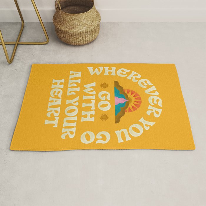 Go With All Your Heart Rug Gallery Image 1