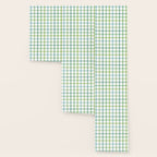 Retro Tonal Green Spring Check Pattern Wallpaper Gallery Image 3
