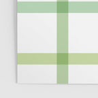 Retro Tonal Green Spring Check Pattern Poster Gallery Image 3