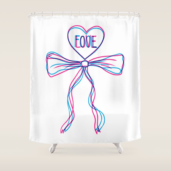 Foolish love Shower Curtain Gallery Image 1