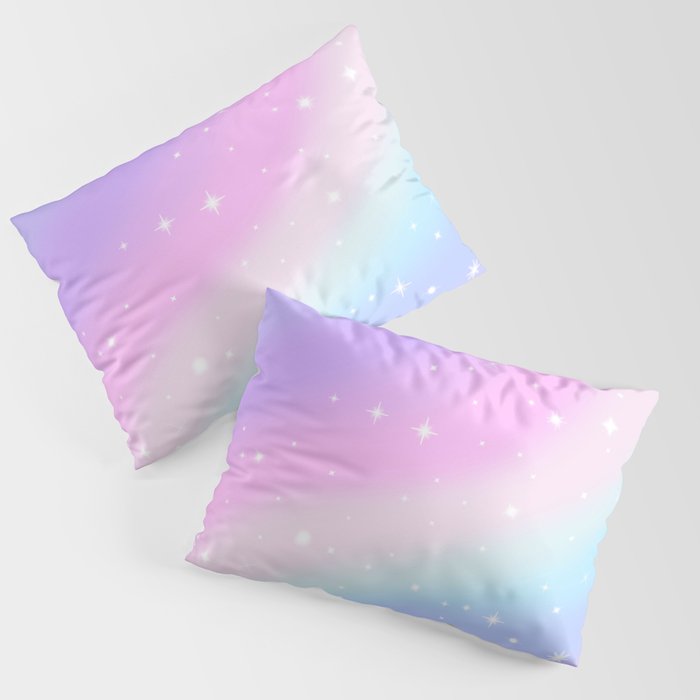 Kawaii Rainbow Magic Pillow Sham Gallery Image 3