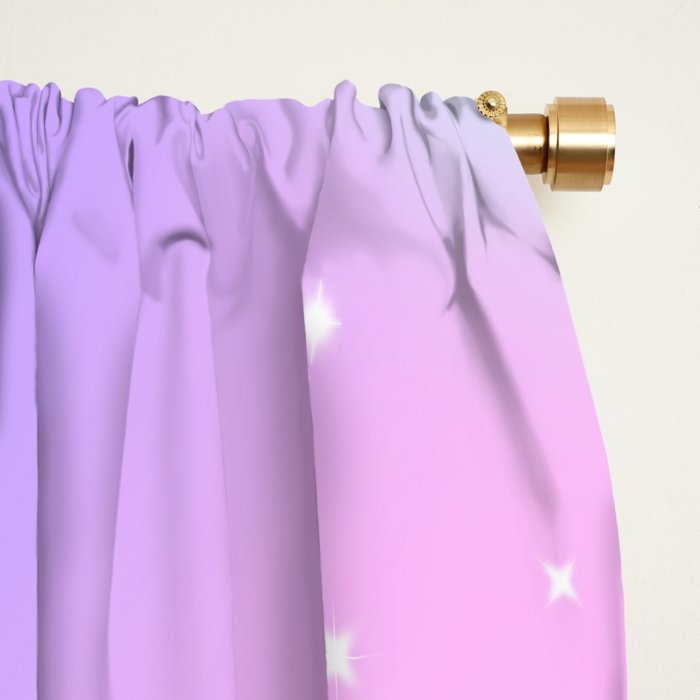 Kawaii Rainbow Magic Window Curtain Gallery Image 2