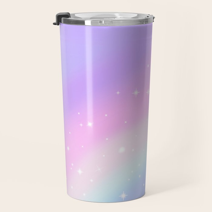 Kawaii Rainbow Magic Travel Mug Gallery Image 3