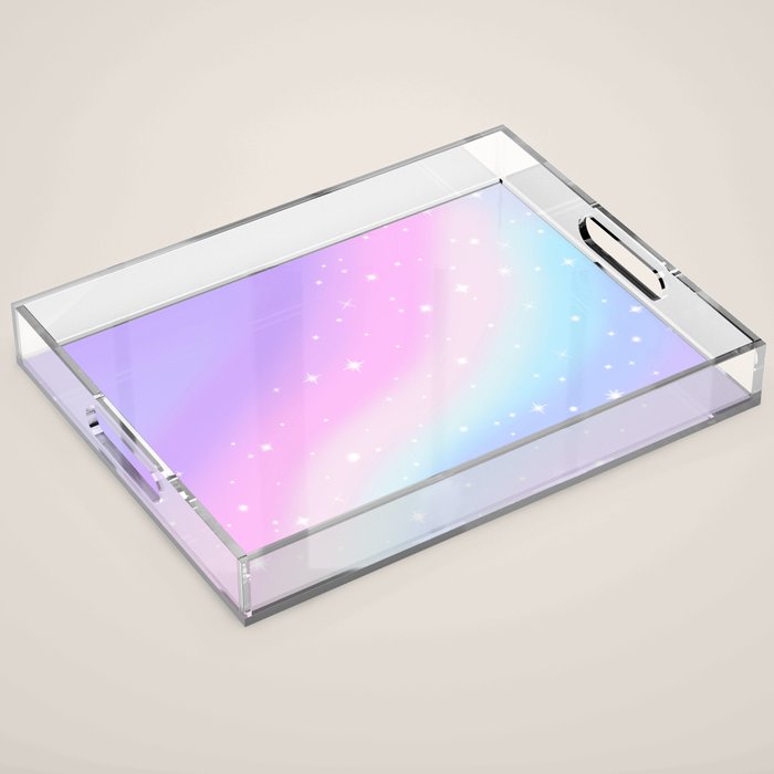 Kawaii Rainbow Magic Acrylic Tray Gallery Image 1