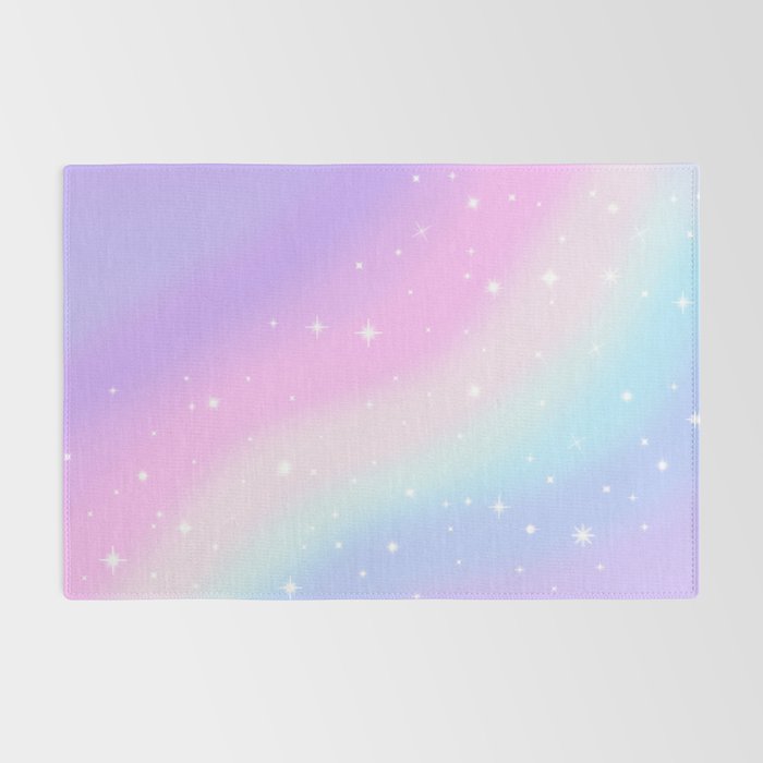Kawaii Rainbow Magic Rug Gallery Image 2