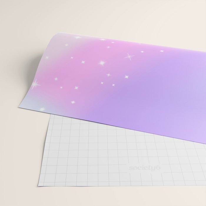 Kawaii Rainbow Magic Wrapping Paper Gallery Image 2