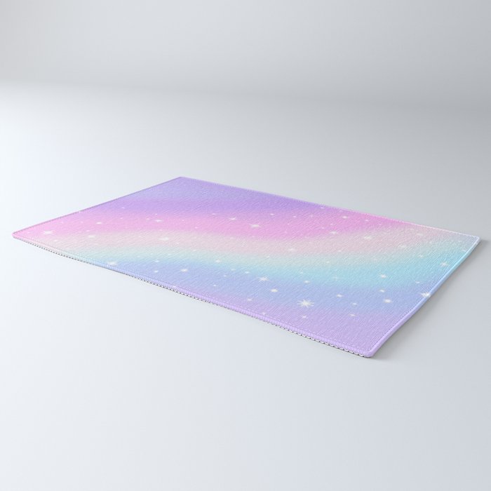 Kawaii Rainbow Magic Rug Gallery Image 3