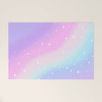 Kawaii Rainbow Magic Welcome Mat Gallery Image 1