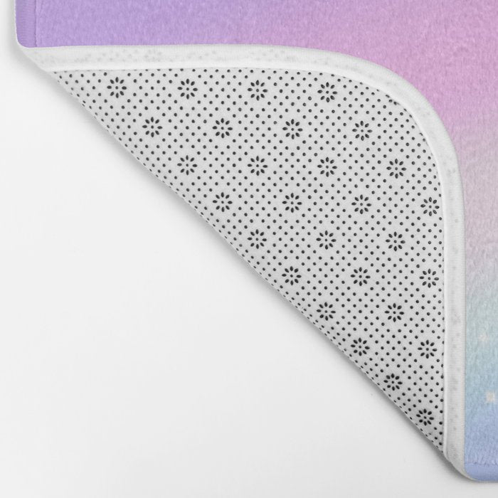 Kawaii Rainbow Magic Bath Mat Gallery Image 2