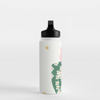 Strike a Pose Pink and Green Palette Water Bottle Gallery Image 3