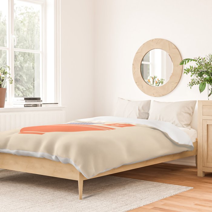 Ramen Minimal - Cream Duvet Cover Gallery Image 2