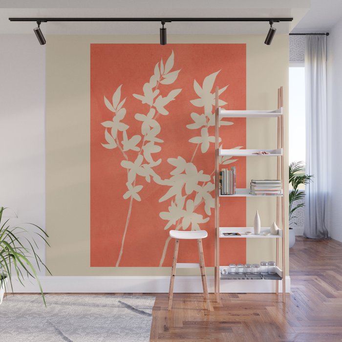 Plant Imprints 1 Wall Mural Gallery Image 1