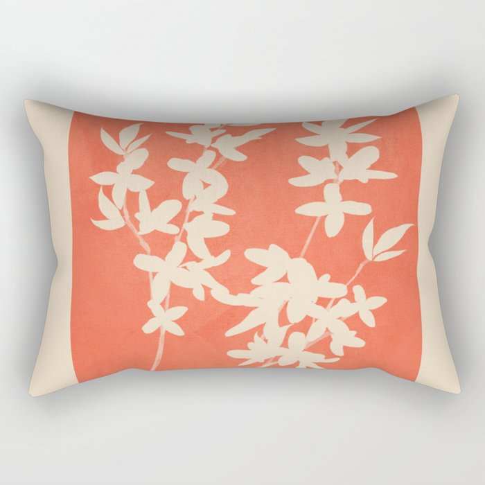 Plant Imprints 1 Rectangular Pillow Gallery Image 2