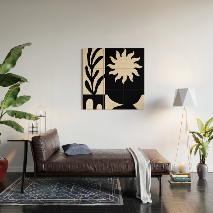 Black & white world Wood Wall Art Gallery Image 2