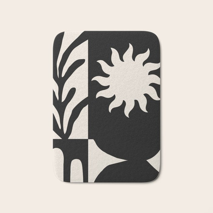 Black & white world Bath Mat Gallery Image 1