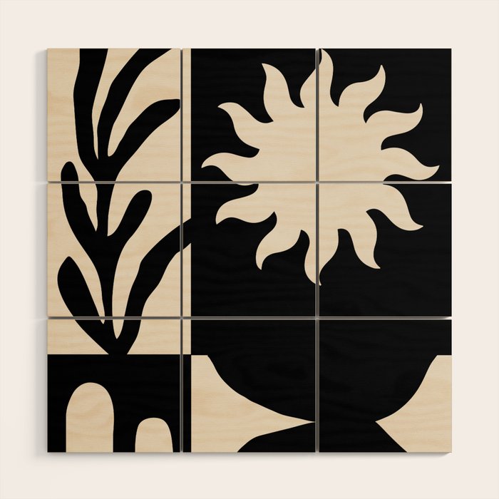 Black & white world Wood Wall Art Gallery Image 1