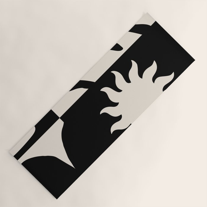 Black & white world Yoga Mat Gallery Image 1