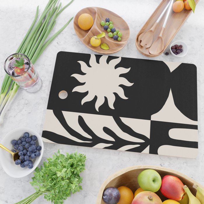 Black & white world Cutting Board Gallery Image 2
