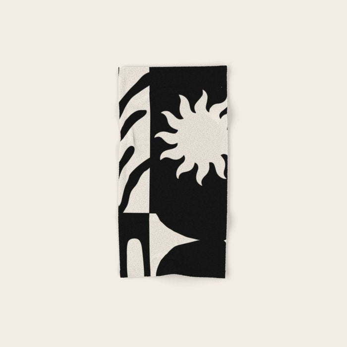 Black & white world Bath Towel Gallery Image 1