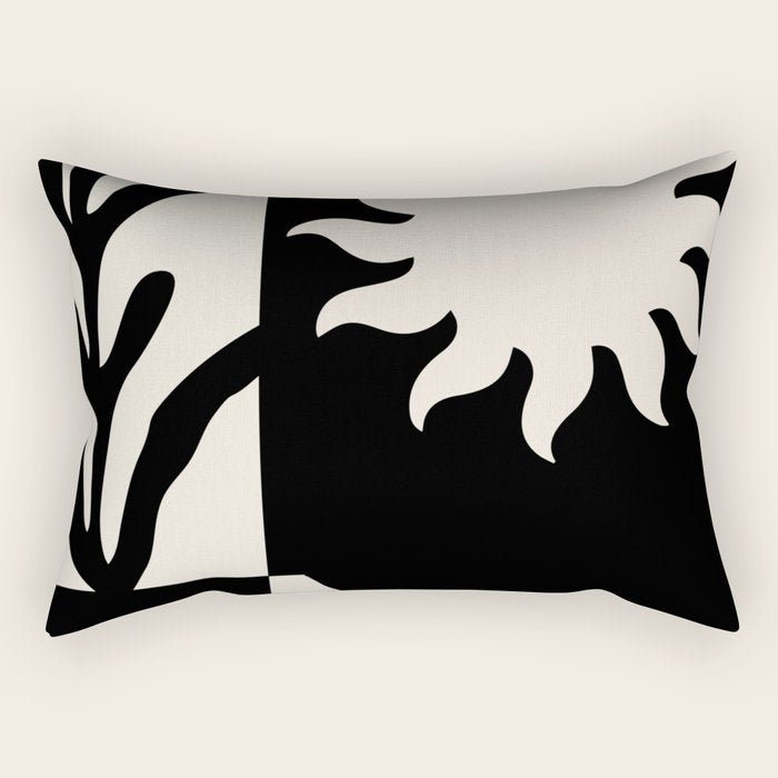 Black & white world Rectangular Pillow Gallery Image 2