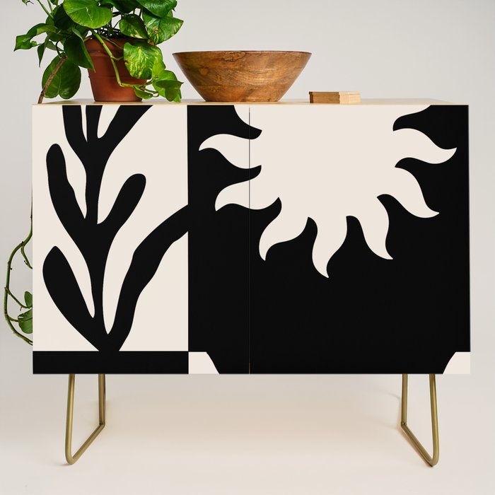 Black & white world Credenza Gallery Image 1