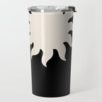 Black & white world Travel Mug Gallery Image 2
