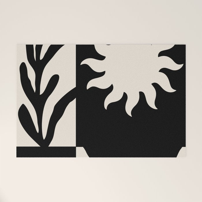 Black & white world Welcome Mat Gallery Image 1