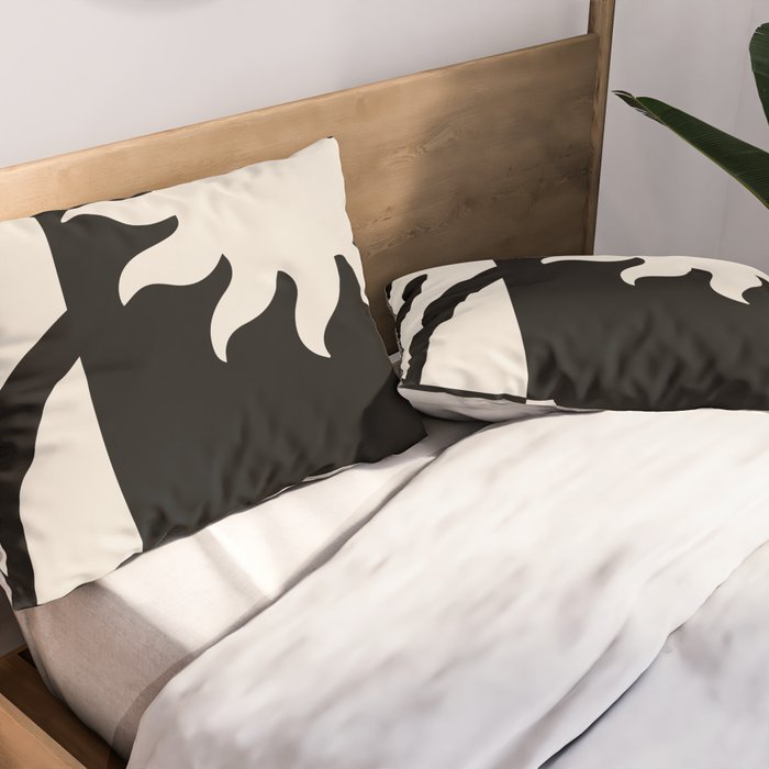Black & white world Pillow Sham Gallery Image 2
