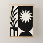 Black & white world Mini Art Print Gallery Image 1