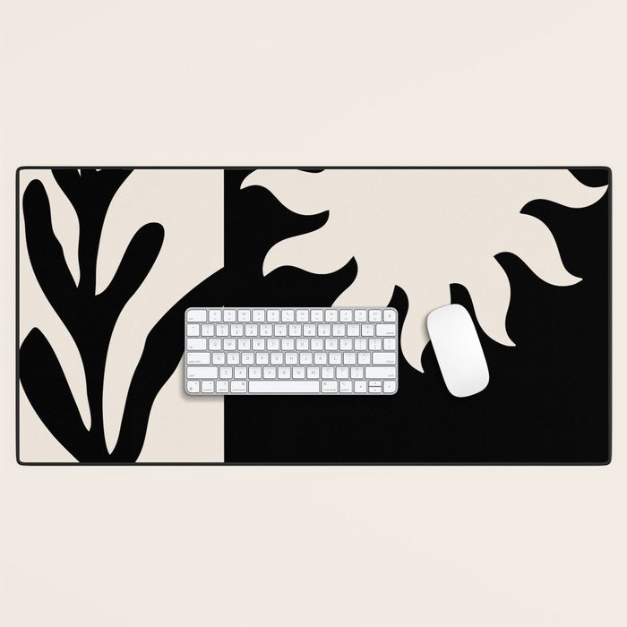 Black & white world Desk Mat Gallery Image 1
