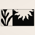 Black & white world Desk Mat Gallery Image 3
