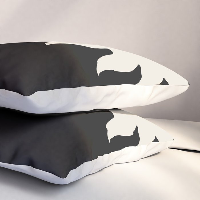Black & white world Pillow Sham Gallery Image 3