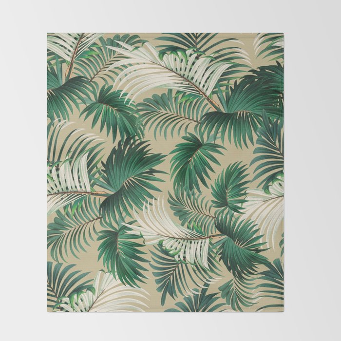 Tropical Jungle Throw Blanket Gallery Image 2