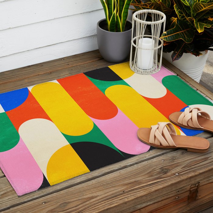 BAUHAUS 03: Exhibition 1923 | Mid Century Series  Outdoor Rug Gallery Image 2