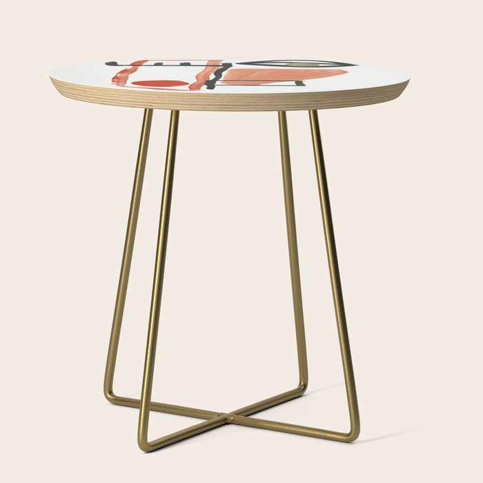 Abstract Face Side Table Gallery Image 1