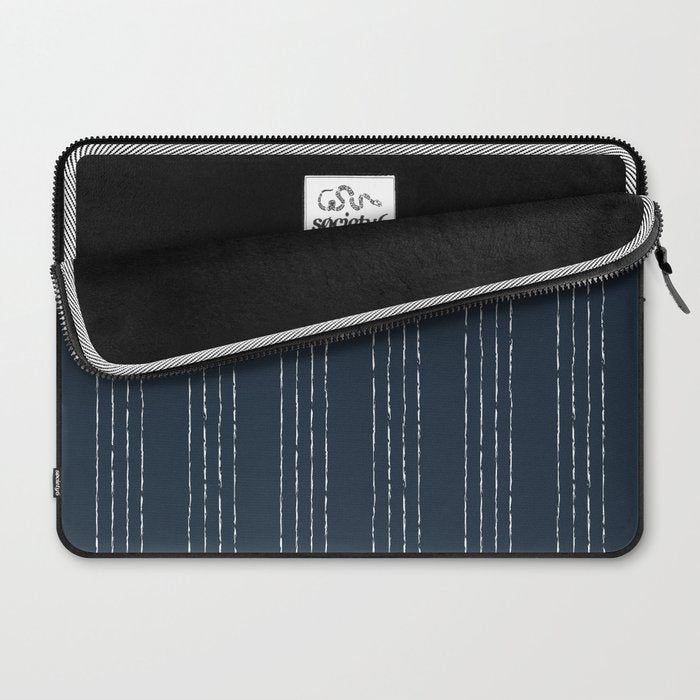 Lines #5 (Annapolis Blue) Laptop Sleeve Gallery Image 2