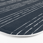 Lines #5 (Annapolis Blue) Bath Mat Gallery Image 3