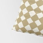 Diamond Pattern Abstract - Gold Beige Pillow Sham Gallery Image 4