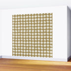 Diamond Pattern Abstract - Gold Beige Wall Mural Gallery Image 2